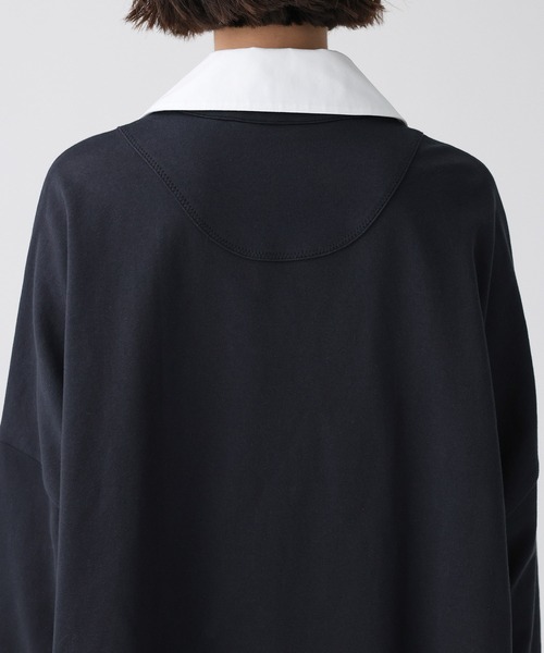 BABYLONE（バビロン）の「シャツドッキングカットソー（Tシャツ/カットソー・レディース・ライトベージュ/チャコール・フリー）」の17枚目の写真