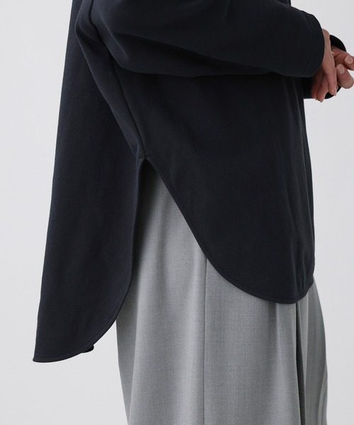 BABYLONE（バビロン）の「シャツドッキングカットソー（Tシャツ/カットソー・レディース・ライトベージュ/チャコール・フリー）」の20枚目の写真