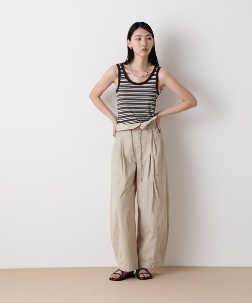 NANO universe（ナノユニバース）の「「STEVELOUR」リュクステレコタンクトップ（タンクトップ・レディース・グレー/ブラック・FREE）」の7枚目の写真