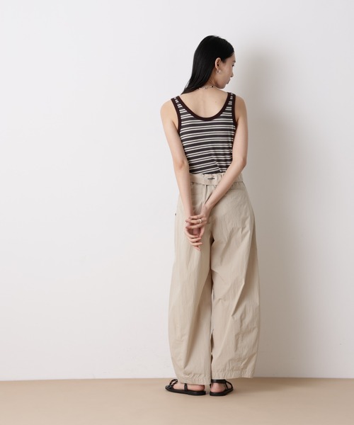 NANO universe（ナノユニバース）の「「STEVELOUR」リュクステレコタンクトップ（タンクトップ・レディース・グレー/ブラック・FREE）」の8枚目の写真