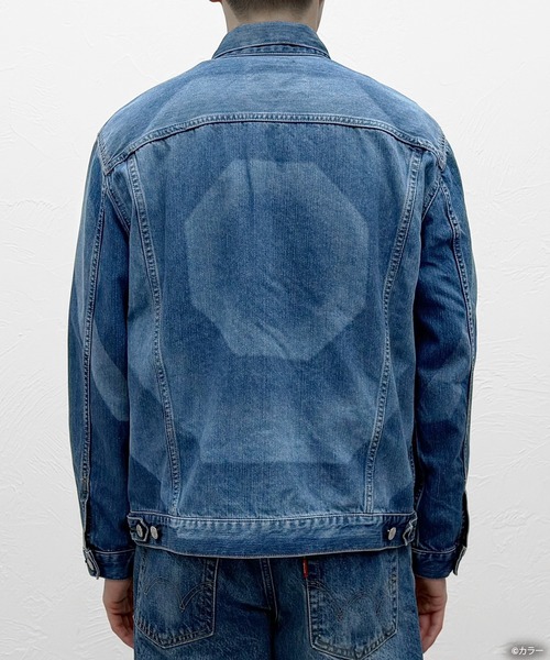 EDWIN（エドウィン）の「[ EDWIN × EVANGELION ] DENIM JACKET - A.T. FIELD -（デニムジャケット・メンズ・ライトインディゴブルー/ワンウォッシュ・S/M/L/XL）」の8枚目の写真