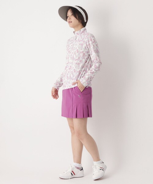 adabat(アダバット)の「【UVカット/接触冷感/ストレッチ】サイドプリーツスカート(スカート・レディース・ピンク系/ブラック・40/38/42)」の12枚目の写真