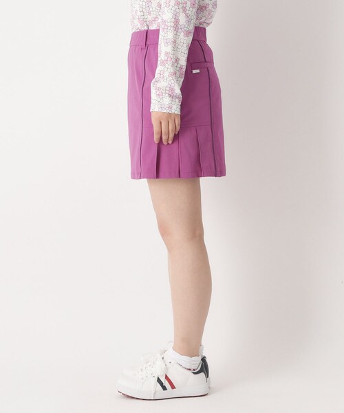 adabat(アダバット)の「【UVカット/接触冷感/ストレッチ】サイドプリーツスカート(スカート・レディース・ピンク系/ブラック・40/38/42)」の16枚目の写真