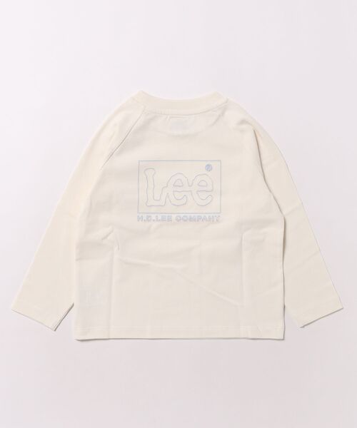 Lee（リー）の「Lee/リー【110-150cm】キッズ バックプリント長袖Tシャツ（Tシャツ/カットソー・キッズ・ホワイト/ベージュ・120/130/140/150/110）」の3枚目の写真