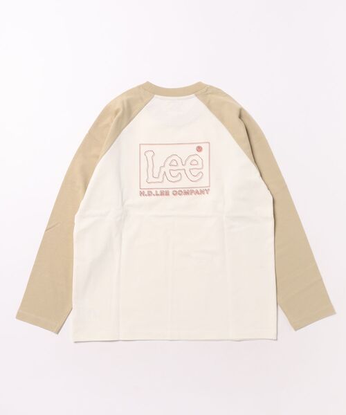 Lee（リー）の「Lee/リー【110-150cm】キッズ バックプリント長袖Tシャツ（Tシャツ/カットソー・キッズ・ホワイト/ベージュ・120/130/140/150/110）」の4枚目の写真