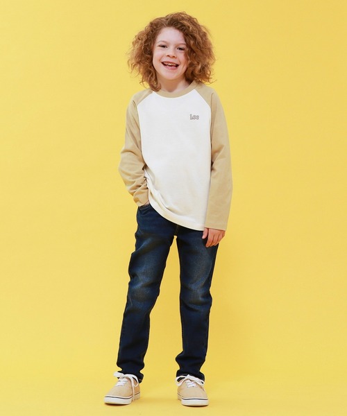 Lee（リー）の「Lee/リー【110-150cm】キッズ バックプリント長袖Tシャツ（Tシャツ/カットソー・キッズ・ホワイト/ベージュ・120/130/140/150/110）」の5枚目の写真