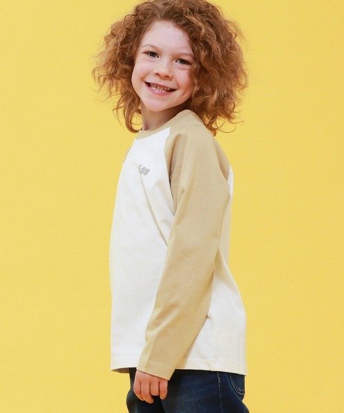 Lee（リー）の「Lee/リー【110-150cm】キッズ バックプリント長袖Tシャツ（Tシャツ/カットソー・キッズ・ホワイト/ベージュ・120/130/140/150/110）」の6枚目の写真