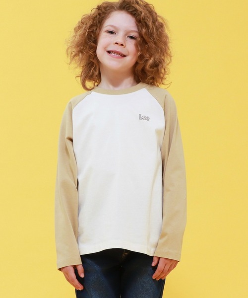 Lee（リー）の「Lee/リー【110-150cm】キッズ バックプリント長袖Tシャツ（Tシャツ/カットソー・キッズ・ホワイト/ベージュ・120/130/140/150/110）」の9枚目の写真