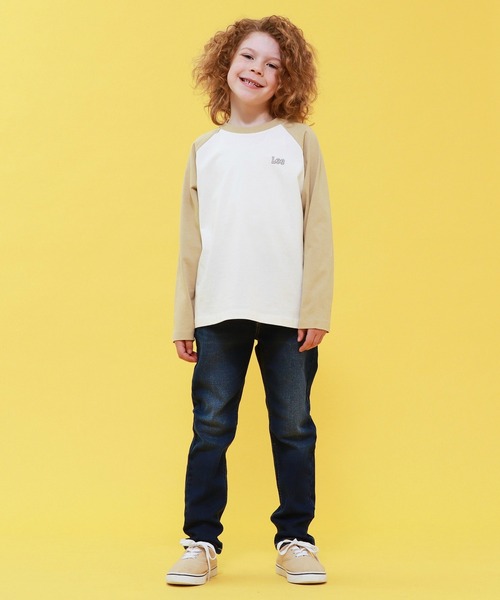 Lee（リー）の「Lee/リー【110-150cm】キッズ バックプリント長袖Tシャツ（Tシャツ/カットソー・キッズ・ホワイト/ベージュ・120/130/140/150/110）」の10枚目の写真