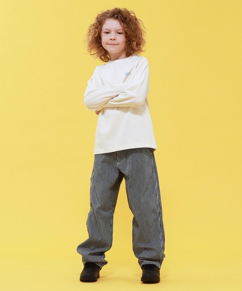 Lee（リー）の「Lee/リー【110-150cm】キッズ バックプリント長袖Tシャツ（Tシャツ/カットソー・キッズ・ホワイト/ベージュ・120/130/140/150/110）」の12枚目の写真