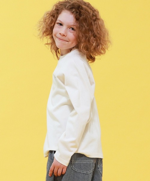 Lee（リー）の「Lee/リー【110-150cm】キッズ バックプリント長袖Tシャツ（Tシャツ/カットソー・キッズ・ホワイト/ベージュ・120/130/140/150/110）」の13枚目の写真