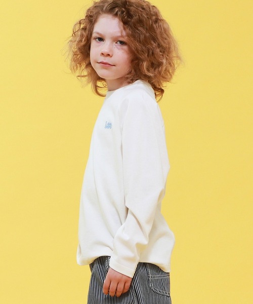 Lee（リー）の「Lee/リー【110-150cm】キッズ バックプリント長袖Tシャツ（Tシャツ/カットソー・キッズ・ホワイト/ベージュ・120/130/140/150/110）」の14枚目の写真