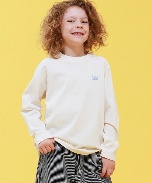 Lee（リー）の「Lee/リー【110-150cm】キッズ バックプリント長袖Tシャツ（Tシャツ/カットソー・キッズ・ホワイト/ベージュ・120/130/140/150/110）」の18枚目の写真