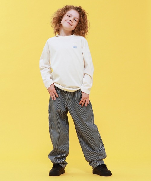 Lee（リー）の「Lee/リー【110-150cm】キッズ バックプリント長袖Tシャツ（Tシャツ/カットソー・キッズ・ホワイト/ベージュ・120/130/140/150/110）」の19枚目の写真