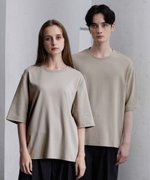 CLEL�i�N���C���j�́u�yCLEL�zGiza Cotton Basic Short Sleeve T-Shirt / �M�U�R�b�g�� �x�[�V�b�N����T�V���c�iT�V���c/�J�b�g�\�[�j�v