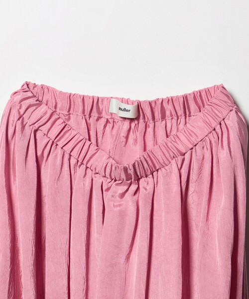 muller of yoshiokubo（ミュラーオブヨシオクボ）の「＜muller of yoshiokubo＞ツイストスカート 2WAY（スカート・レディース・ピンク・36）」の4枚目の写真