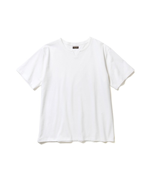 MR.OLIVE(ミスターオリーブ)の「COOL TOUCH COTTON / KEY NECK T-SHIRT / M262106(Tシャツ/カットソー・メンズ・オフホワイト/ブルー/ブラック・MEDIUM/LARGE)」の7枚目の写真