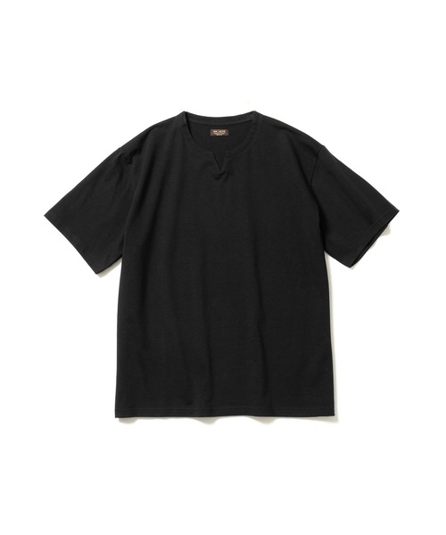 MR.OLIVE(ミスターオリーブ)の「COOL TOUCH COTTON / KEY NECK T-SHIRT / M262106(Tシャツ/カットソー・メンズ・オフホワイト/ブルー/ブラック・MEDIUM/LARGE)」の10枚目の写真