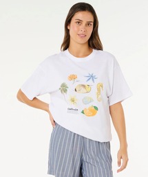 RIP CURL/リップカール 半袖 Tシャツ レディース POOLSIDE HERITAGE TEE 0M4WTE