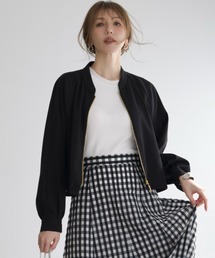 PINKY&DIANNE（ピンキーアンドダイアン）の「◆シアーカラミショートブルゾン（ブルゾン）」