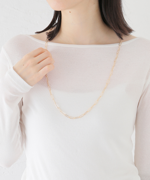 IENA(イエナ)の「EO/イオ PC CHAIN LONG NECKLACE ネックレス BO26SS-19(ネックレス・レディース・ゴールド・FREE)」の8枚目の写真