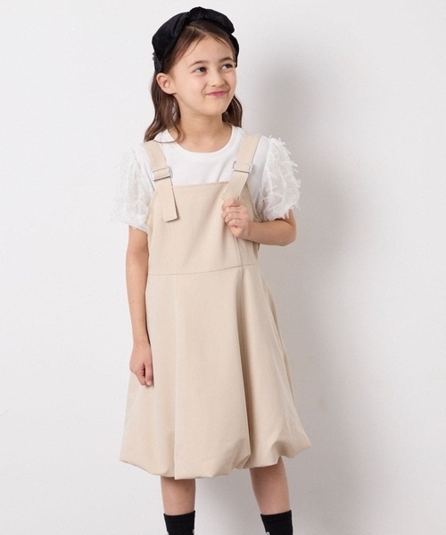 a.v.v（アーヴェヴェ）の「[120-160]袖リボンチュールテレコカットソー（Tシャツ/カットソー・キッズ・ホワイト/ブラック・160/150/120/130/140）」の8枚目の写真
