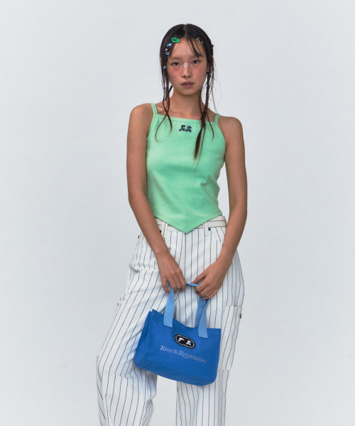 Rest&Recreation（レストアンドレクリエーション）の「RR CANVAS TOTE BAG - BLUE（トートバッグ・レディース・その他・ONE）」の3枚目の写真