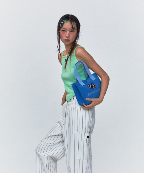 Rest&Recreation（レストアンドレクリエーション）の「RR CANVAS TOTE BAG - BLUE（トートバッグ・レディース・その他・ONE）」の4枚目の写真