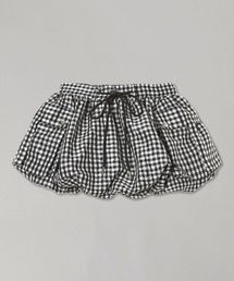 GANNI | Crinkled Taffeta Check Mini Bu W0465(スカート)