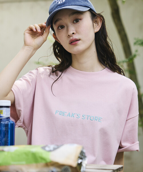 セール】限定展開 リラックスフィット 刺繍ロゴ クルーネック Tシャツ