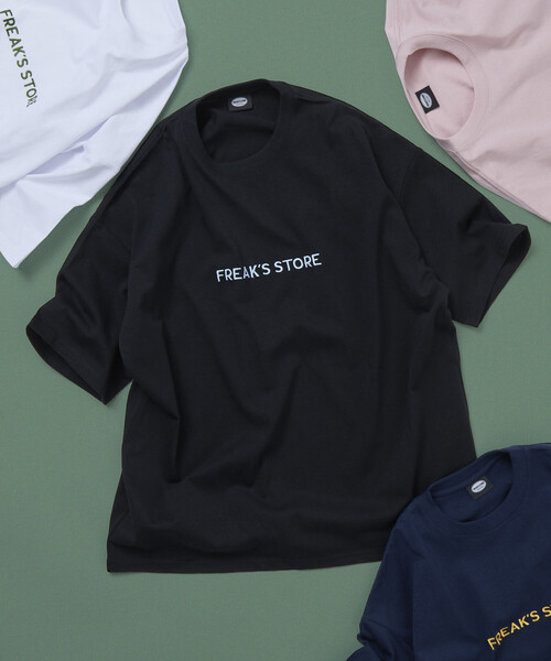 セール】限定展開 リラックスフィット 刺繍ロゴ クルーネック Tシャツ