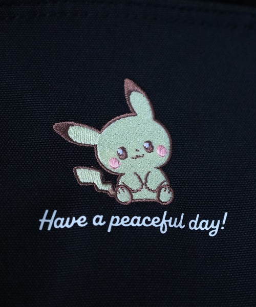 FUNALIVE(ファンアライブ)の「Pokemon ポケットモンスター スクエアジップリュック ポケピース(バックパック/リュック・レディース・ブラック・FREE)」の3枚目の写真