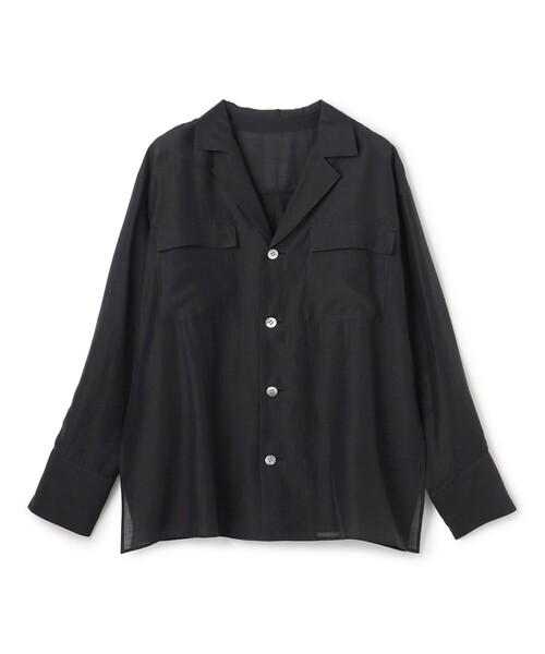 uncrave(アンクレイヴ)の「リヨセルシルクローン シャツ(シャツ/ブラウス・レディース・ブラック系/ベージュ系/ホワイト系・1/FREE)」の15枚目の写真