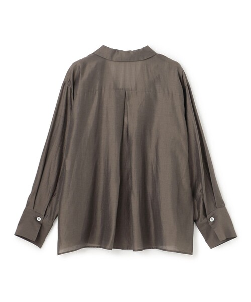 uncrave(アンクレイヴ)の「リヨセルシルクローン シャツ(シャツ/ブラウス・レディース・ブラック系/ベージュ系/ホワイト系・1/FREE)」の21枚目の写真