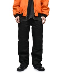 WIDE LEG BIKER JEAN
