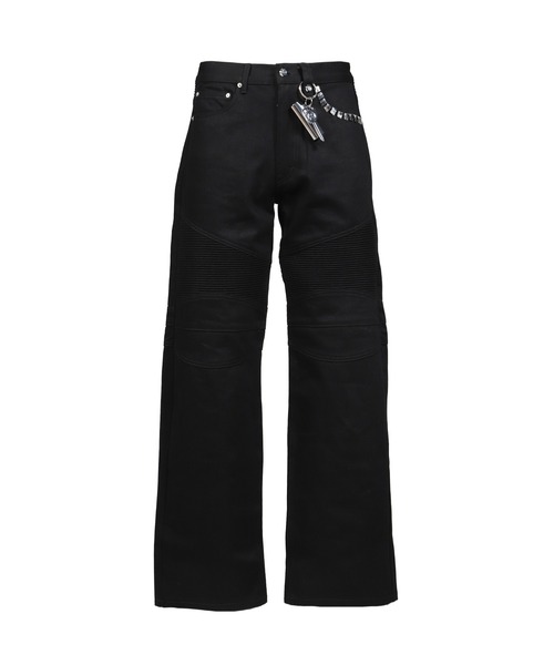 ALICE HOLLYWOOD(アリスハリウッド)の「WIDE LEG BIKER JEAN(デニムパンツ・メンズ・インディゴブルー/ブラック・28/30/32/34)」の3枚目の写真
