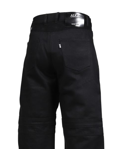 ALICE HOLLYWOOD(アリスハリウッド)の「WIDE LEG BIKER JEAN(デニムパンツ・メンズ・インディゴブルー/ブラック・28/30/32/34)」の9枚目の写真