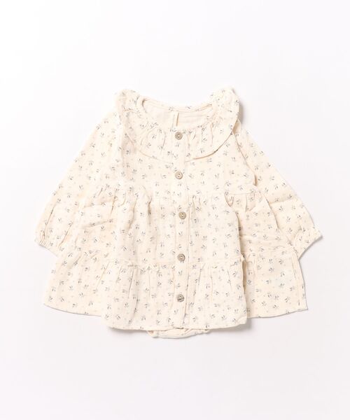 /Quincy Mae/25AW / Ruffle Collar Button Dress