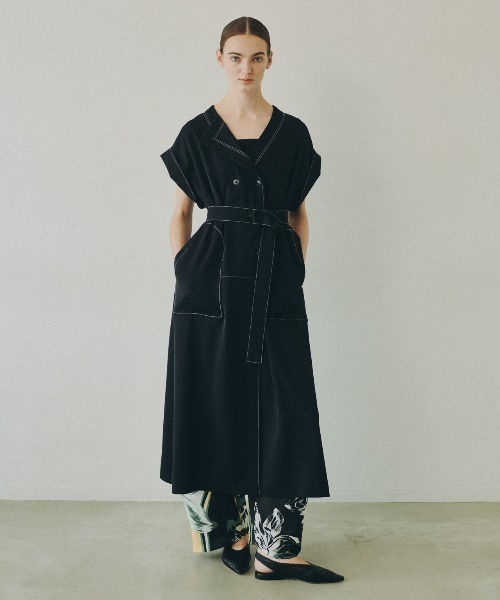 ADORE(アドーア)の「◆パナマプリントパンツ(その他パンツ・レディース・ブラック・36/38)」の2枚目の写真