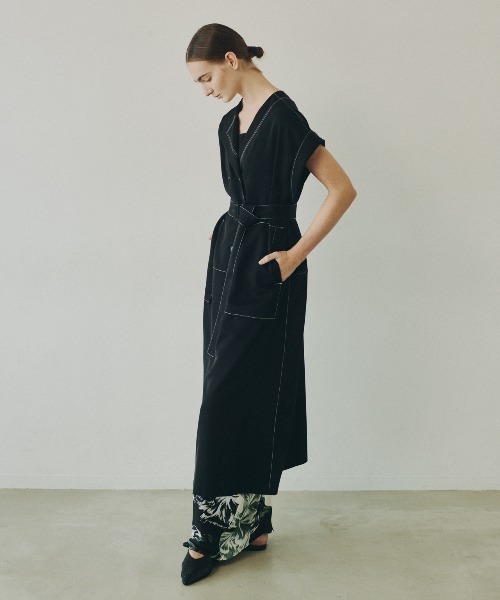 ADORE(アドーア)の「◆パナマプリントパンツ(その他パンツ・レディース・ブラック・36/38)」の3枚目の写真