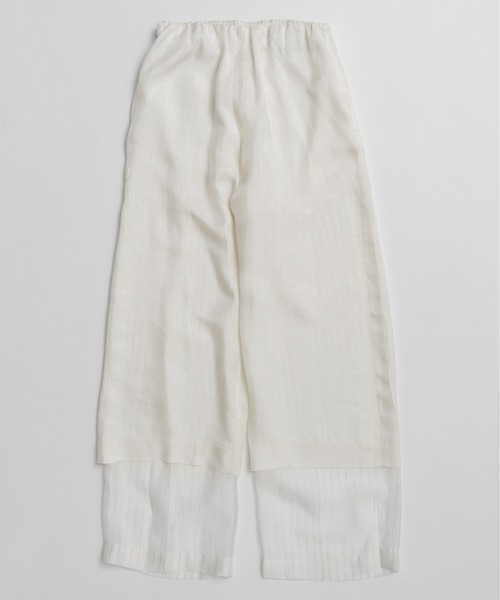 PRANK PROJECT(プランクプロジェクト)の「【2026Summer Pre-Order】ダブルレイヤーシアーパンツ / Double Layer Sheer Pants(その他パンツ・レディース・ネイビー/ベージュ/ホワイト・36/38)」の18枚目の写真