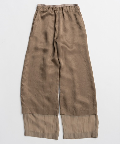 PRANK PROJECT(プランクプロジェクト)の「【2026Summer Pre-Order】ダブルレイヤーシアーパンツ / Double Layer Sheer Pants(その他パンツ・レディース・ネイビー/ベージュ/ホワイト・36/38)」の21枚目の写真