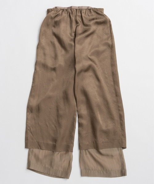 PRANK PROJECT(プランクプロジェクト)の「【2026Summer Pre-Order】ダブルレイヤーシアーパンツ / Double Layer Sheer Pants(その他パンツ・レディース・ネイビー/ベージュ/ホワイト・36/38)」の20枚目の写真