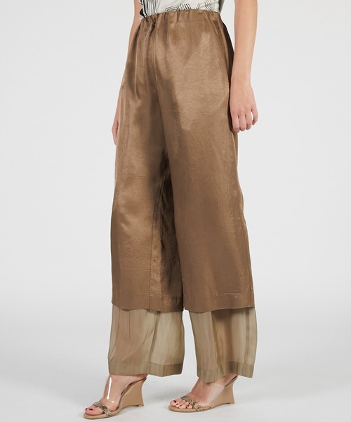 PRANK PROJECT(プランクプロジェクト)の「【2026Summer Pre-Order】ダブルレイヤーシアーパンツ / Double Layer Sheer Pants(その他パンツ・レディース・ネイビー/ベージュ/ホワイト・36/38)」の11枚目の写真