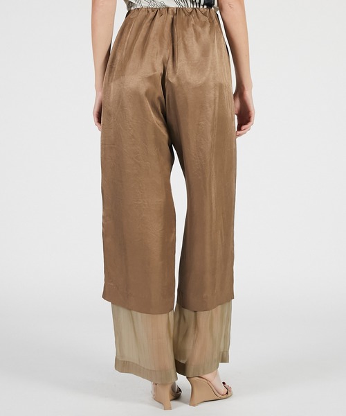 PRANK PROJECT(プランクプロジェクト)の「【2026Summer Pre-Order】ダブルレイヤーシアーパンツ / Double Layer Sheer Pants(その他パンツ・レディース・ネイビー/ベージュ/ホワイト・36/38)」の12枚目の写真