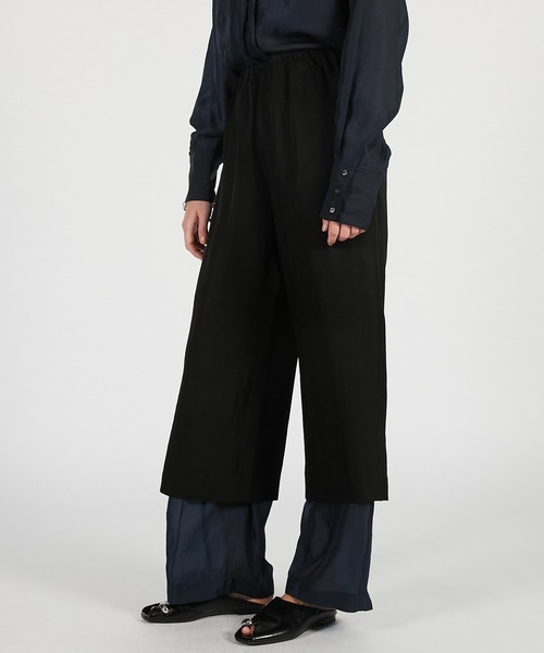 PRANK PROJECT(プランクプロジェクト)の「【2026Summer Pre-Order】ダブルレイヤーシアーパンツ / Double Layer Sheer Pants(その他パンツ・レディース・ネイビー/ベージュ/ホワイト・36/38)」の15枚目の写真