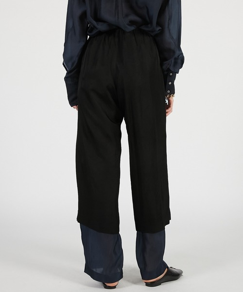 PRANK PROJECT(プランクプロジェクト)の「【2026Summer Pre-Order】ダブルレイヤーシアーパンツ / Double Layer Sheer Pants(その他パンツ・レディース・ネイビー/ベージュ/ホワイト・36/38)」の16枚目の写真