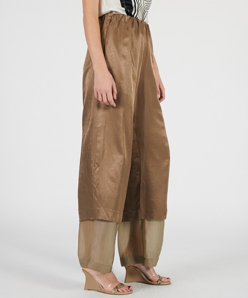 PRANK PROJECT(プランクプロジェクト)の「【2026Summer Pre-Order】ダブルレイヤーシアーパンツ / Double Layer Sheer Pants(その他パンツ・レディース・ネイビー/ベージュ/ホワイト・36/38)」の13枚目の写真