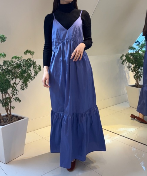 POLY TAFFETA CAMI DRESS（ドレス）｜sara mallika（サラ マリカ）の