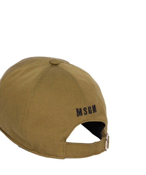 MSGM(エムエスジーエム)の「【NEW】TheMwave 刺繍ロゴ ベースボールキャップ(キャップ・メンズ・ベージュ/グリーン・FREE)」の7枚目の写真